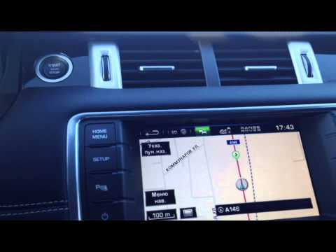 Range Rover Dual View Display / Обзор работы экрана с двойным изображением в Range Rover Evoque