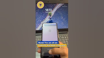 Unlock your windows PC with your Phone’s fingerprint sensor! #shorts #shortvideo #viralshorts