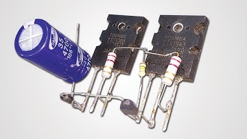 How To Make Simple 24v  Amplifier Circuit Using Transistor