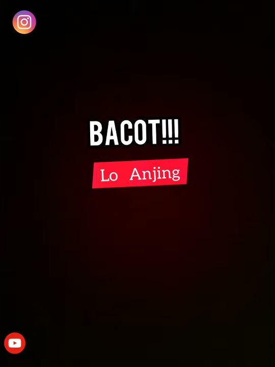 Story wa bacot anjing🖕