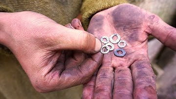 Drifted Rings - A way to make solid rings in chainmail
