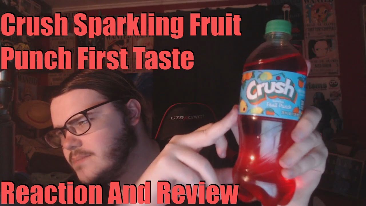 Crush Sparkling Fruit Punch First Taste Reaction And Review YouTube