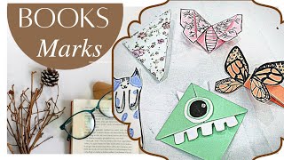 طريقة عمل بوك مارك بالورق?بوك مارك للكتب كذا طريقة سهله جدا و سريعه ا bookmark ideas diy using paper