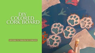 DIY Customized Cork Board 📈☀️ #artworks  #crafts #shorts