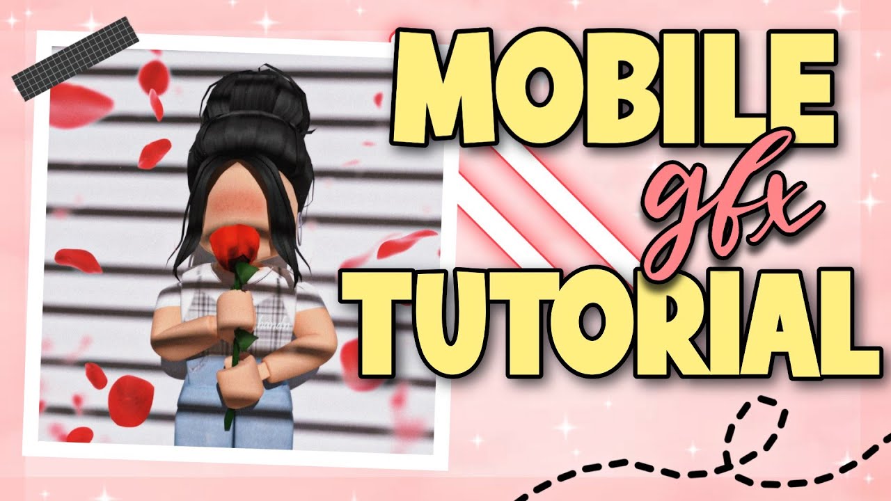 How to Make a Gfx on Mobile! // Roblox 