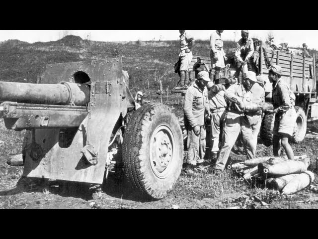 Chinese Artillery of WW2: 155mm M1918 Howitzer - YouTube