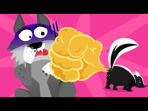 Stinky Skunk Fart #2 | Fun Animal Song | Nursery Rhymes & Kids Songs