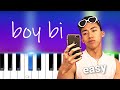 mad tsai - boy bi  | EASY PIANO TUTORIAL