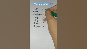 Konversi satuan berat untuk SD  #shorts #konversi #yearofyou