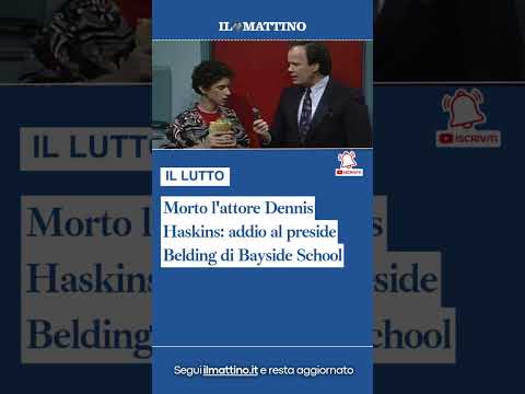 Video Morto l'attore Dennis Haskins: addio al preside Belding di Bayside School