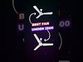 Best BLDC fan 2026 in india | Best fan for home Under 2500 | Best Ceiling Fan Under 2500