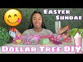 EASY DOLLAR TREE DIY | EASTER EGG SUNDAE 😋 | EASTER DECOR | EASY + CUTE DIY PROJECT