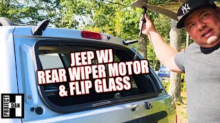 JEEP GRAND CHEROKEE WJ REAR WIPER MOTOR &amp; LIFT GLASS REPLACEMENT