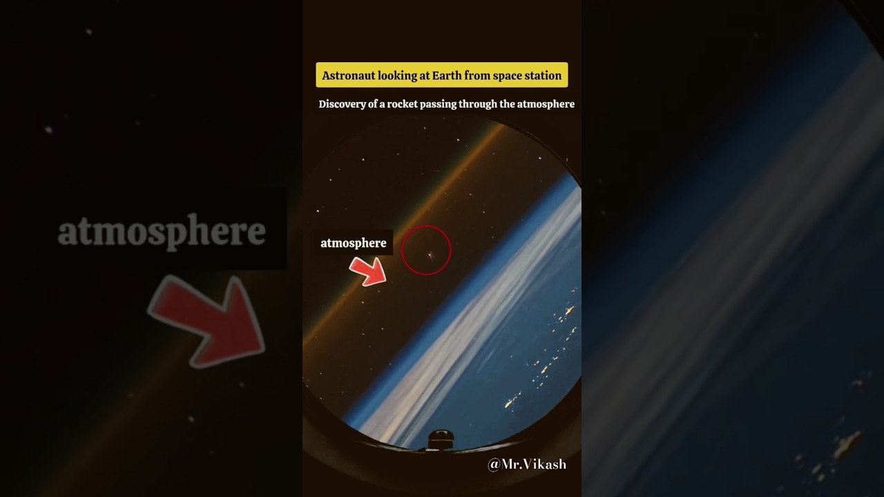 Rocket passing through the atmosphere