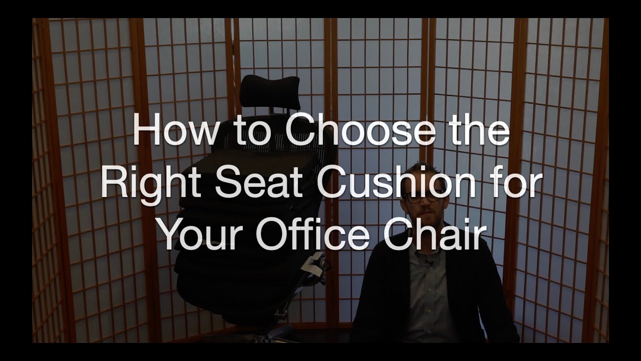 Choosing the Right Cushion for Your Sit Pain