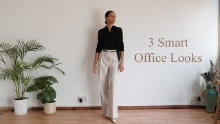 3 Smart Office Looks / Spring Office Looks / Spring Workwear /