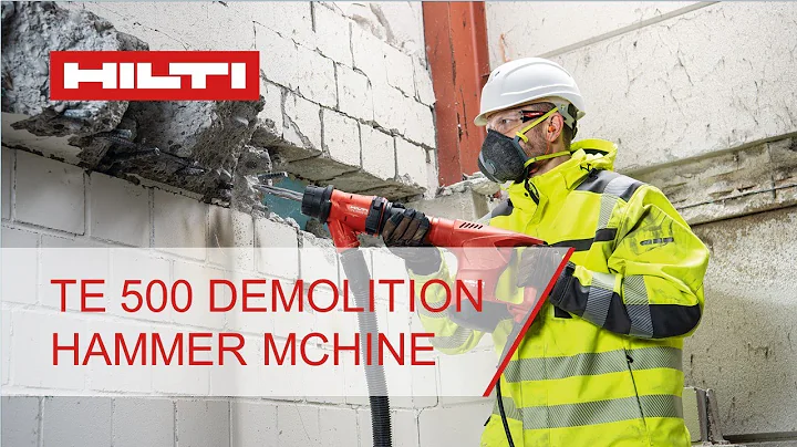 Hilti TE 500 demolition hammer introduction