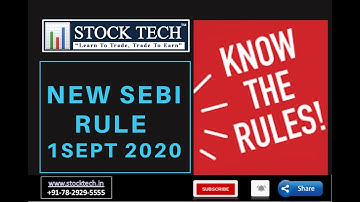 NEW SEBI RULES SEPT 2020 – INTRADAY MARGINS |BTST MARGINS| MARGINS FOR SELLING| PLEDGING SHARES |