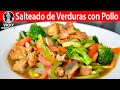 Salteado de Verduras con Pollo | #VickyRecetaFacil