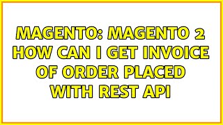 Magento: magento 2 how can i get invoice of order placed with rest api
