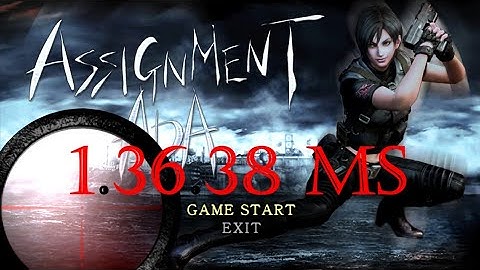 Assignment Ada Speedrun in 1.36.38 Ms. [LRT] || Cheat Speedrun || Resident Evil 4.