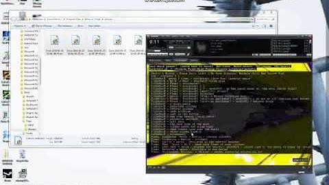 Winamp desktop visualization test