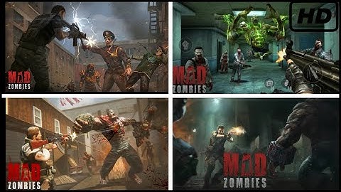 Mad zombies [ All Boss fights part:1] free zombie game for Android.