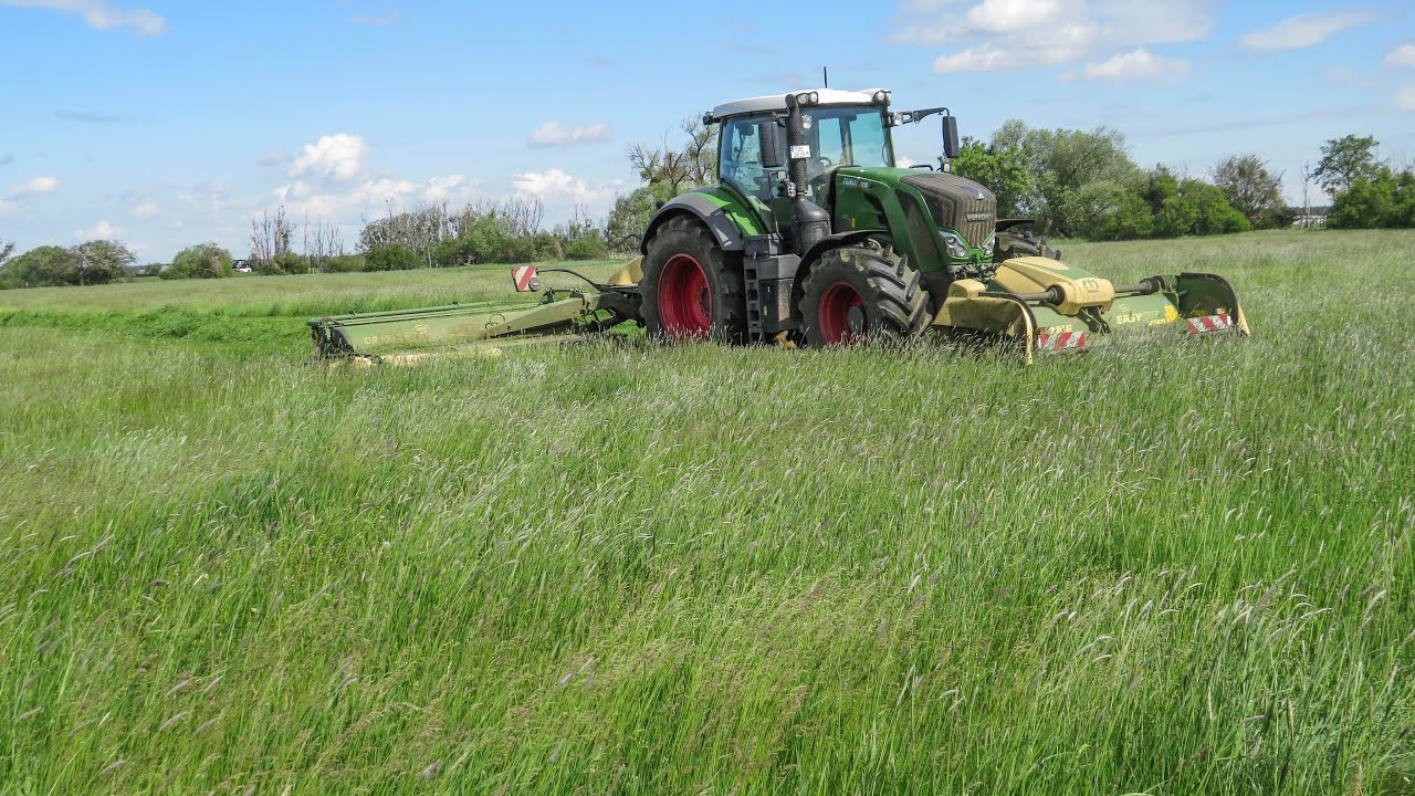 [GoPro] CabView | Fendt 828 Vario mit Krone Easy Cut Mähkombi ☘️🌱🍀