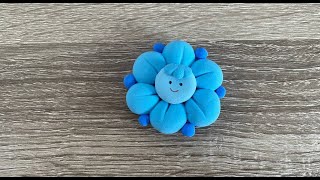 Sculpting Serenity: The Making of a Beautiful Blue Flower