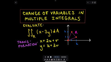 Change of Variables in Multiple Integrals: Double Integral Transformation with Jacobian