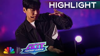 Simon Cowell calls Yu Hojin's magic 'WORLDCLASS' | AGT: Fantasy League 2024