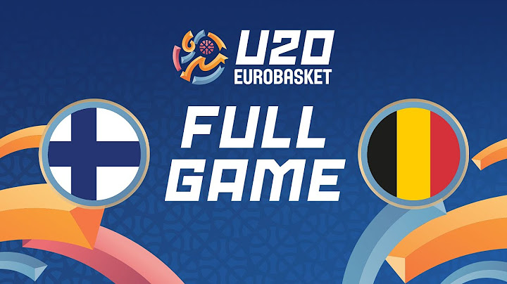 Class. Games 9-16: Finland v Belgium | FIBA U20 EuroBasket 2025