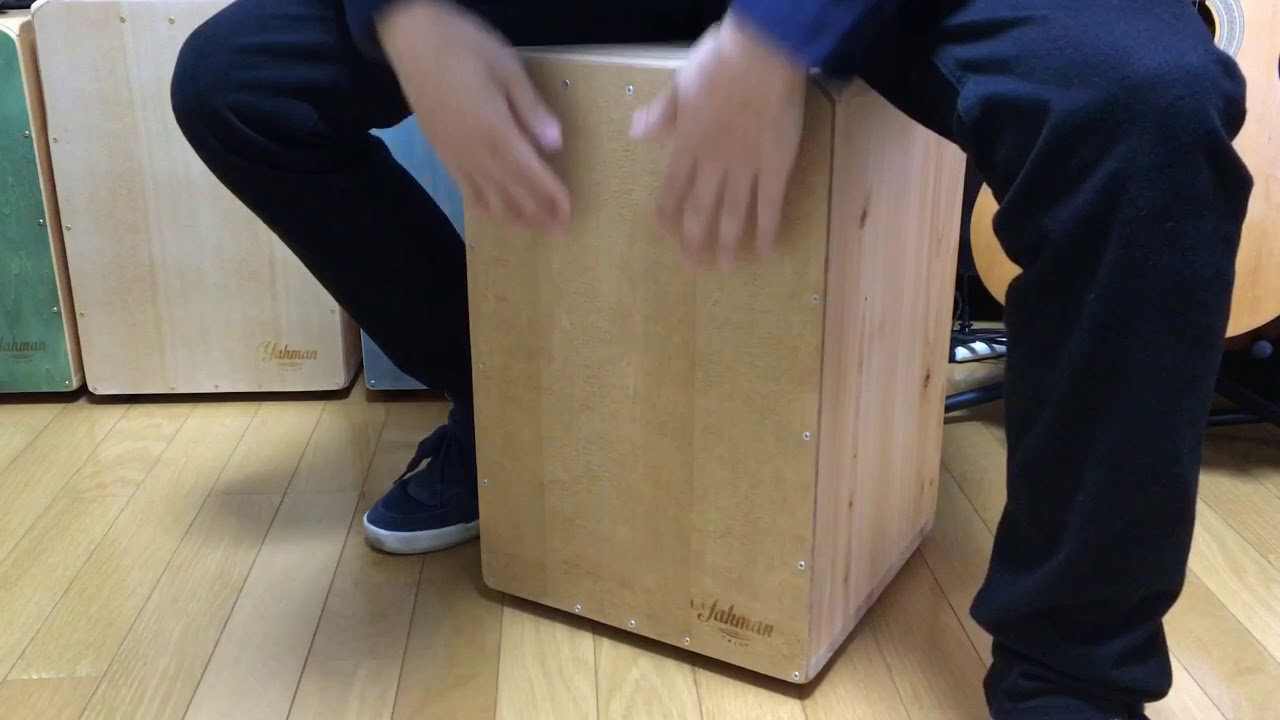 yahman cajon(ヤーマンカホン)試奏 Swing Box - YouTube