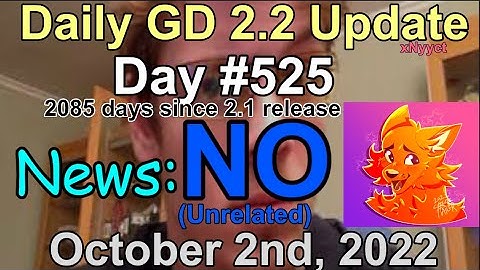 Daily Geometry Dash 2.2 Update: DAY 525 (ft. ClayFuzzy)