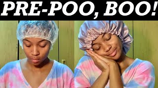  PRE-POO OVERNIGHT | Natural Hair | Moisture | How to | BELLA RINGS 