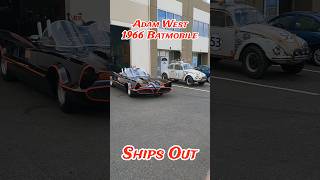 1966 Adam West Batmobile Replica Ships Out #Batmobile #madmaxcars #starcars #tvcars #batman