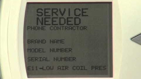 DXM2 Unit Fault Code 11 - Low Air Coil Pressure