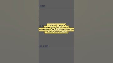 How to make QR codes in Googlesheets from any data✅📊🤯? #googlesheets #tips #qrcode