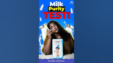 MILK PURITY TEST: How to Check TDS at Home #test #science #milk #factchecking #facts
