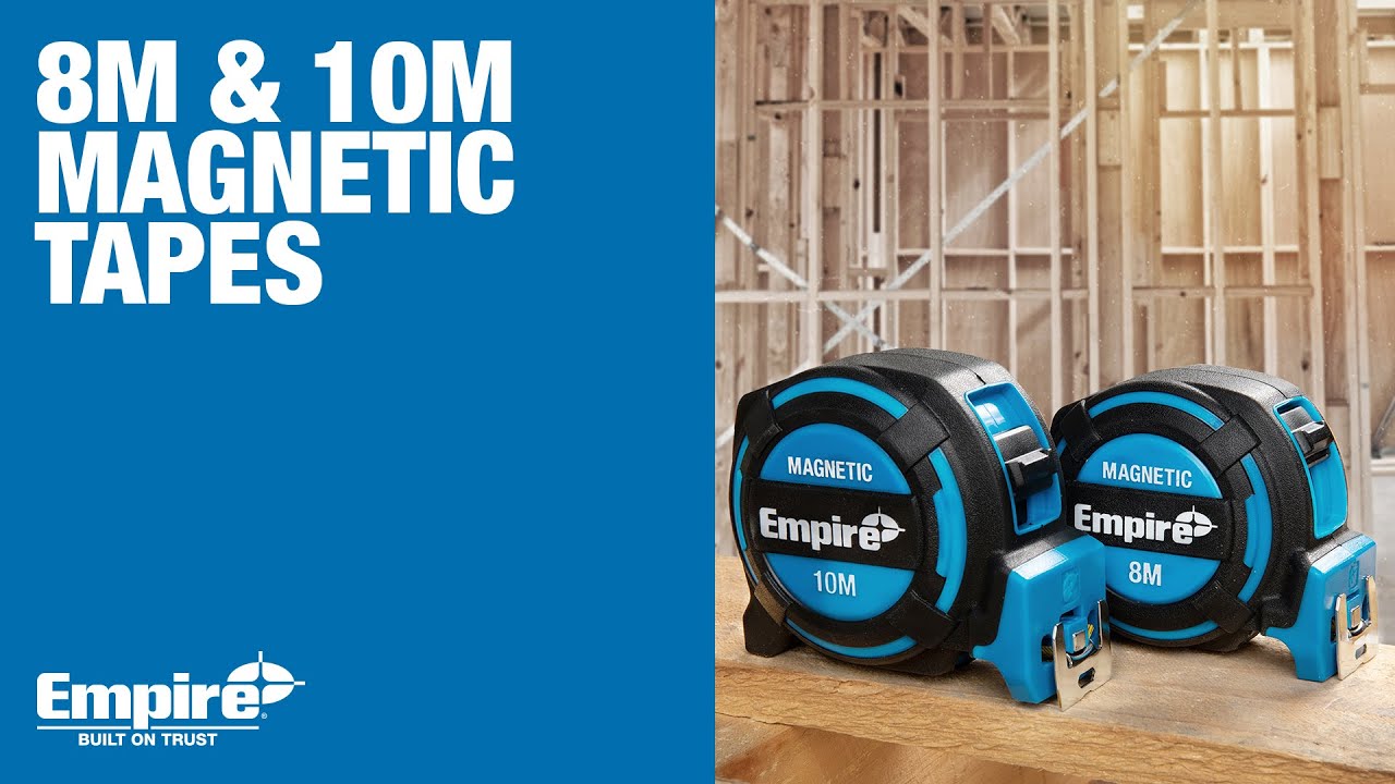 EMPIRE 8m & 10m Tapes aren’t just accurate they’re feature