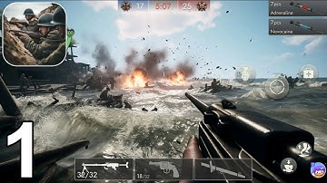 WW2 Frontline 1942: War Game Gameplay - Walkthrough (iOS, Android) Part 1