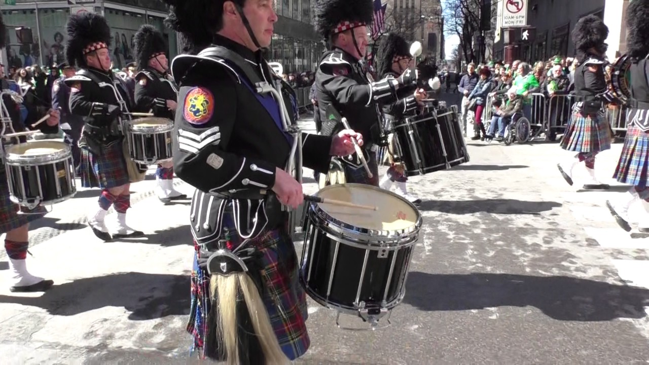 St. Patrick's Day Parade~2017~NYC~Nassau County Pipes and Drums Band~NYCParadelife - YouTube