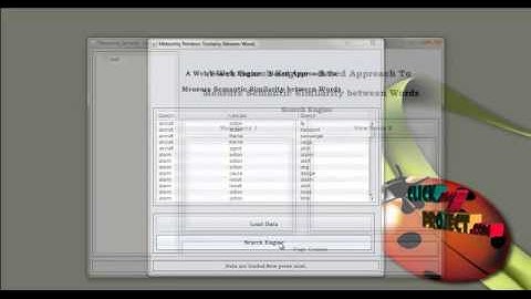 Final Year Projects | A Web Search Engine-Based Approach to Measure Semantic Similarity