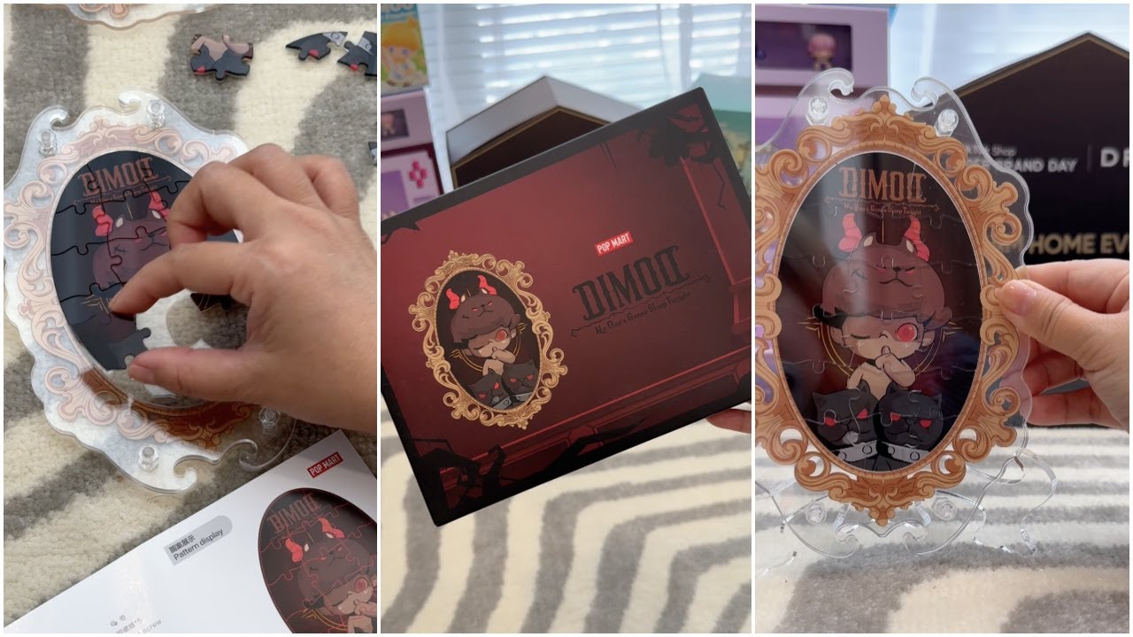 Unbox và lắp ráp bộ puzzle Dimoo No One Gonna Sleep Tonight | Châu Muối ...