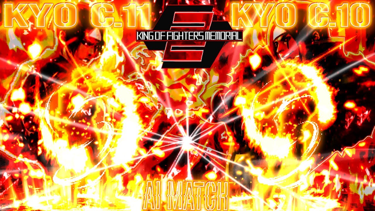 {CLONES KYO BATTLE} 1VS1 - Kyo Clone 11 Vs Kyo Clone 10【KOFM LV2 AI MATCH】