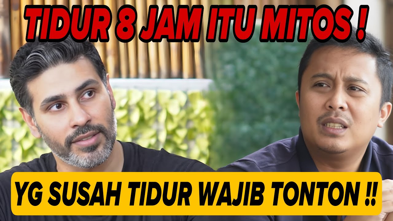 Ternyata Banyak Mitos Soal Tidur ‼️ Cara Gampang Tidur - VISHAL DASANI