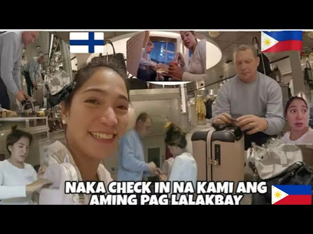NAKA CHECK IN NA KAMING MAG ASAWA+ANG AMING PAG LALAKBAY PAUWI|PINAY COUPLE IN FINLAND🇫🇮🇵🇭