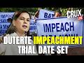 Philippines Senate LIVE | VP Sara Duterte's Impeachment Trial Begins On July 6 | Marcos | Crux