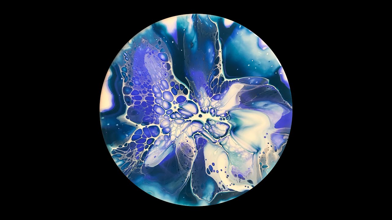 (337) Acrylic Fluid Painting - Bloom Technique - Check out my Cell ...