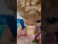 Finn the Baby Alive eats drumstick icecream🍦!!! #babyalive